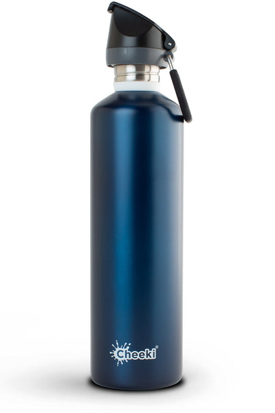 Cheeki Single Wall Active Stainless Steel Water Bottle 1L