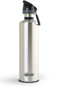 Cheeki Single Wall Active Stainless Steel Water Bottle 1L