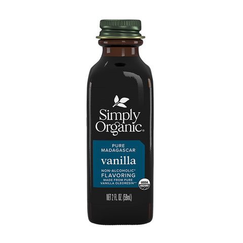 Simply Organic Vanilla Flavoring (Non-Alcoholic) 59ml
