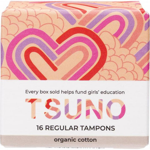 Tsuno Organic Cotton Tampons - Regular