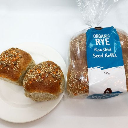 Raffles Ancient Grains Roasted Seed Rolls (4 Pack) 340g