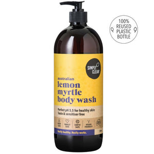 Simply Clean Lemon Myrtle Body Wash 1L
