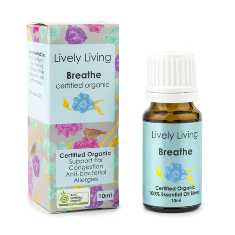Lively Living Breathe Pure Essential Oil Blend 15ml