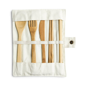 Seed & Sprout Bamboo Travel Utensil Pouch