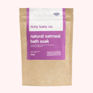 Itchy Baby Co Natural Oatmeal Bath Soak (purple)