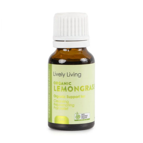 Lively Living Lemongrass Essential Oil 15ml