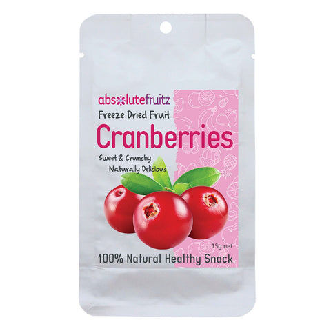 Absolutefruitz Freeze Dried Cranberries 15g