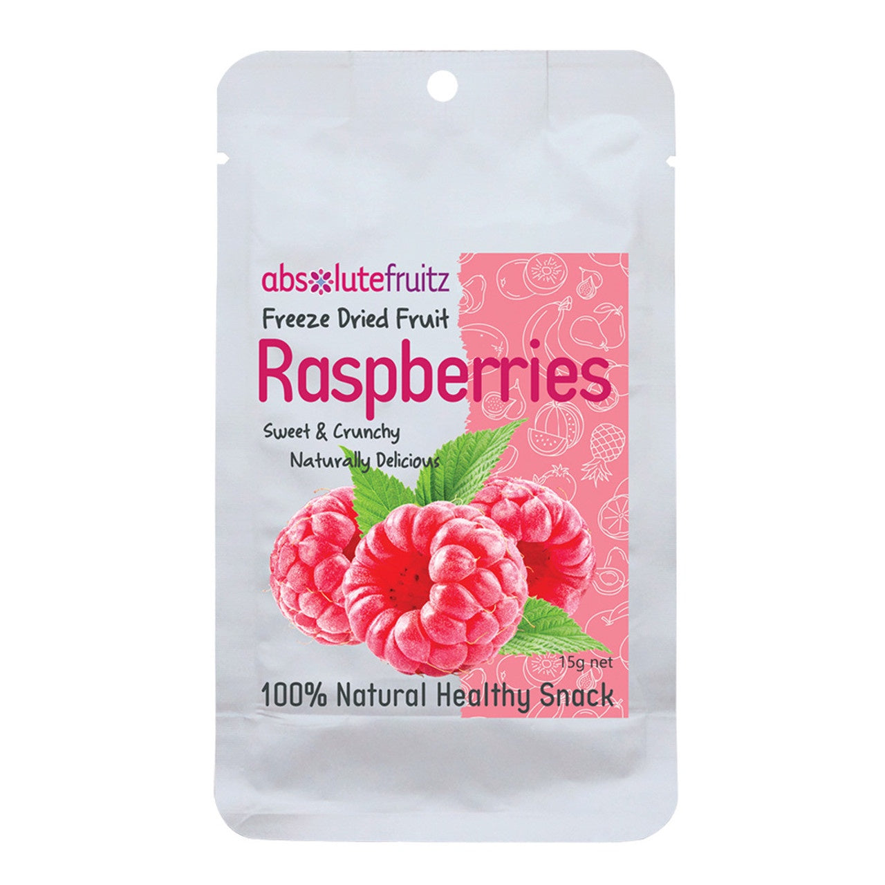 Absolutefruitz Freeze-Dried Raspberries 15g