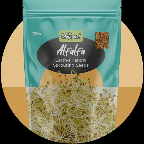 Untamed Health Alfalfa Sprouting Seeds 100g