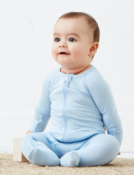 Boody Baby Long Sleeve Onesie - Sky