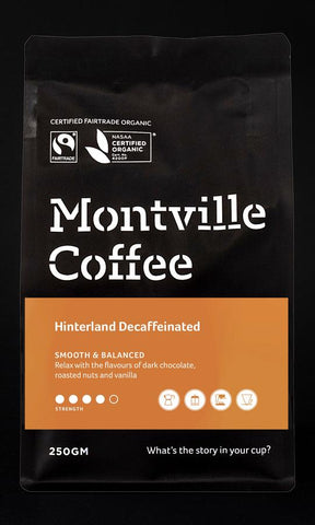Montville Coffee Hinterland Decaf (Espresso Ground)