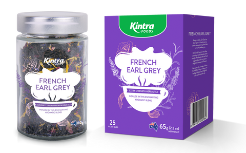 Kintra Foods Loose Leaf French Earl Grey Tea 80g
