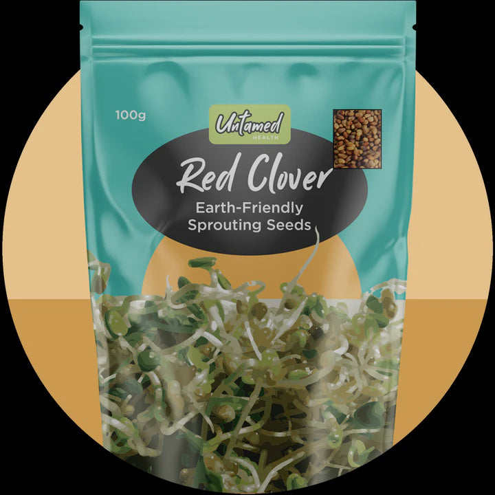 Untamed Health Red Clover Sprouting Seeds 100g