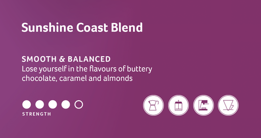Montville Coffee Sunshine Coast Blend (Espresso Ground)