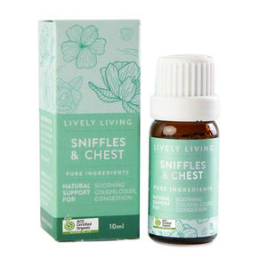 Lively Living Sniffles and Chest Essential Oil Blend 10ml