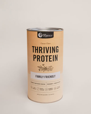 Nutra Organics Thriving Family Protein- Double Choc 450g