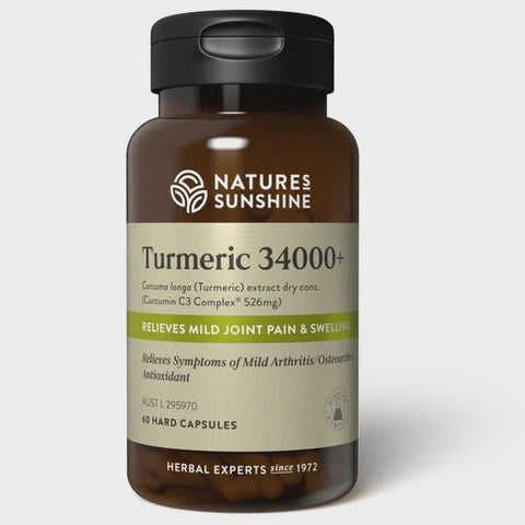 Natures Sunshine Turmeric 34000+ 60C