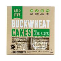 Eat to Live Buckwheat Cakes Hemp Seed