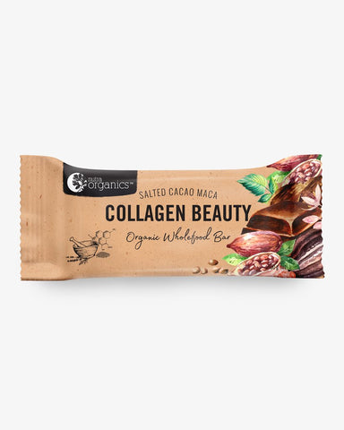 Nutra Organics Collagen Beauty Bar Salted Cacao Maca - 30g