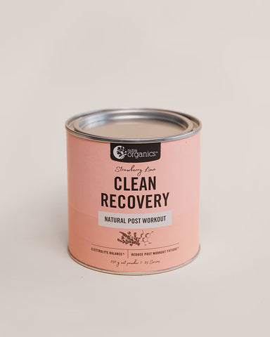 Nutra Organics Clean Recovery Strawberry Lime 250g