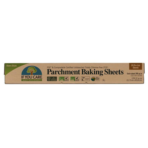 If you care Parchment Baking Paper Sheets 24