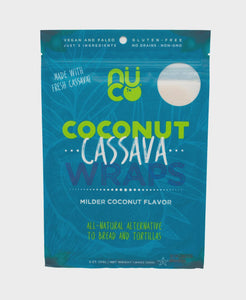 Nuco Coconut Cassava Wraps 55g