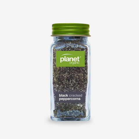 Planet Organic Black Cracked Peppercorns 55g