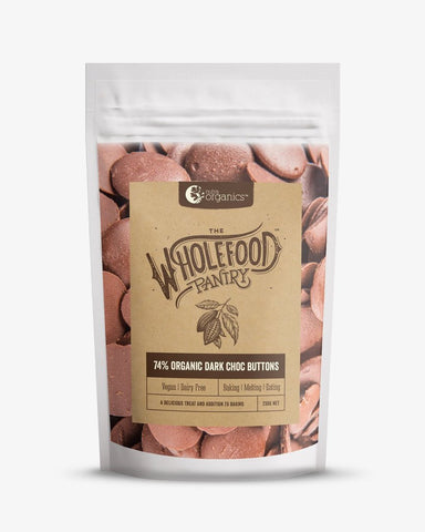 The Wholefood pantry Dairy Free Dark Choc Buttons