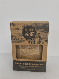 Silver Tongue Sourdough Cracker - Pink Peppercorn 125g