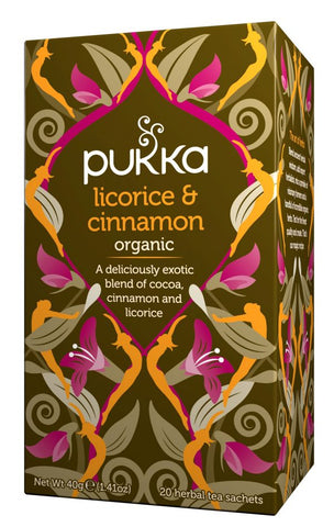 Pukka Herbs- Licorice & Cinnamon Organic Herbal Tea