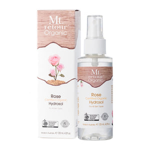 Mt Retour Face & Body Mist Hydrosol Freshener Spray Rose 125ml