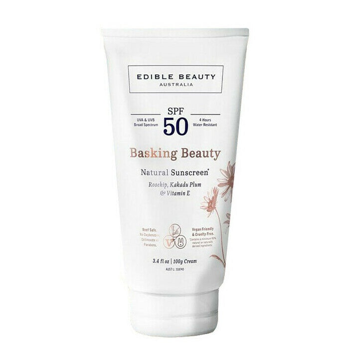 Edible Beauty Basking Beauty Natural Sunscreen 100ml