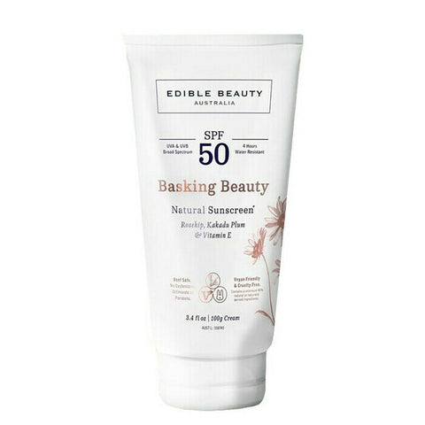 Edible Beauty Basking Beauty Natural Sunscreen 100ml